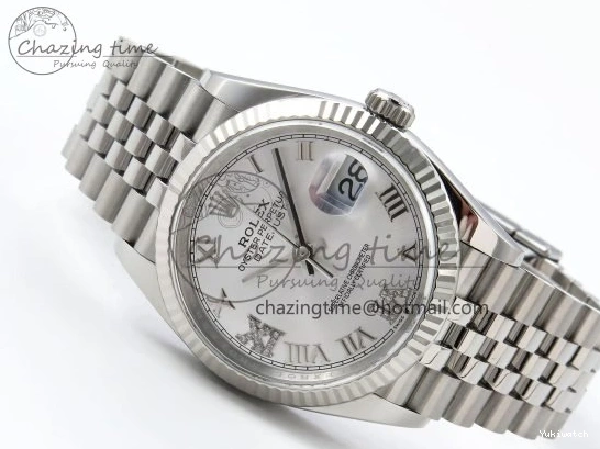 VR3235 36 APF 126234 Silver Steel Dial Bracelet on Jubilee Best DateJust Edition 904L Diamond 1:1 Roman 0520